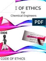 CHE181 - Code of Ethics For Chemical Engineers