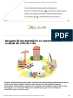 Impacto de Los Materiales de Construcción, Análisis de Ciclo de Vida - EcoHabitar