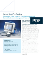 Integritest 4 Series: Automated Filter Integrity Test Instruments and Central Instrument Management Tool Software