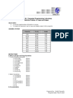 CS10-8L: Computer Programming Laboratory: Machine Problem #3: Input and Output