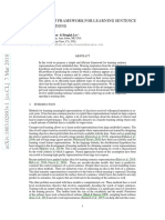 N Efficient Framework For Learning Sentence Representations