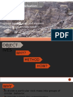 Rock Mass Classifcation: Prepared By:reda Saad Abd Elazeem Prepared To DR:AYMAN HAMED