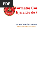 Formato Condicional - Ejercicio de Aplicación