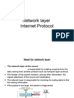 Network Layer Internet Protocol