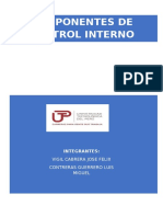 Componentes de Control Interno