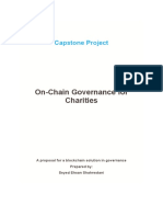 On-Chain Governance For Charities: Capstone Project