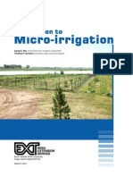 Introduction To Micro Irrigation