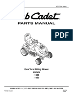 Cub Cadet I1046 Parts Manual PDF