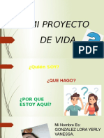 Mi Proyecto de Vida Diapositiva