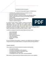 A Diversidade Dos Modos de Transporte e A Desigualidade Espacial Das Redes PDF