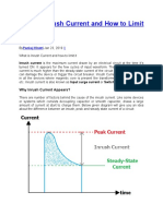 What Is Inrush Current and How To Limit It