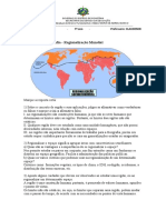 7° Ano Atividades Regionalização