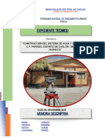 Memoria Descriptiva de Paraiso PDF