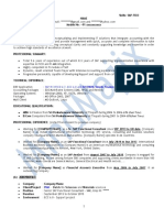 SAP FICO Sample Resume 2