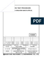 Hydro Test Procedure: Item