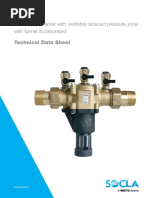 Ba BM: Backflow Preventer With Verifiable Reduced Pressure Zone With Funnel Incorporated