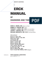 Merck Manual: OF Diagnosis and Therapy