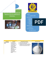 Aditivos Mas Utilizados en Productos de Limpieza Epq - 300 Enviar