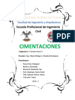 CIMENTACIONES (Falta Corregir)