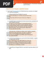 Actividad Integradora 2. Textos Literarios, Lenguaje y Expresión Humana