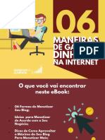 6 Maneiras de Ganhar Dinheiro Na Internet PDF