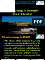 Climate Change and Education-ADB Workshop-Lal - USP