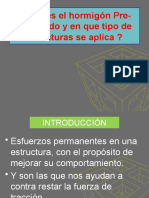 Que Es El Hormigón Pre-Esforzado y en Que Tipo de Estructuras Se Aplica