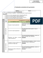 Fiche Pédagogique D'une Évaluation Sommative PDF