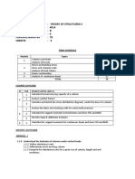 Course Title: Theory of Structures-Ii Course Code: 4014 Course Category: B Periods/Week: 6 Periods/Semester: 78 Credits: 5