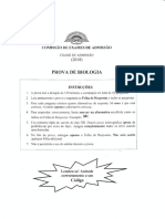 Exame Da UP 2018 Biologia PDF