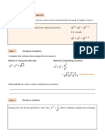 Index Laws and Negative Indices