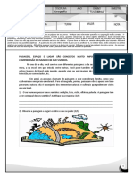 Avaliação 4º Ano Geografia