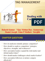 Dealing With Competition: Rakesh Kumar Vijay Mohan Rao Kumarraja Daniel Joseph Ginu P Mathew Sreejith