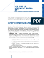 Le Developpement Local Inclusif