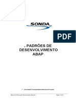 Manual de Padronização Desenvolvimento Abap - v07