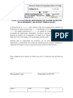 FT-SST-002 Formato Asignación Responsable Del SG-SST