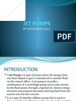 Jet Pumps: by Siddharth Kale