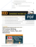 54 Content Writing Examples, Tools, Tips, and Resources