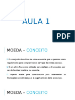 Aula 1 Economia Monetaria