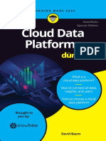 Cloud Data Platform For Dummies PDF