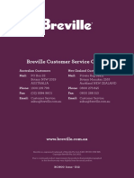 Breville BCI600 Ice Cream Maker User Manual PDF