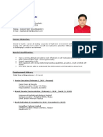 Resume - Mashiur Rahman