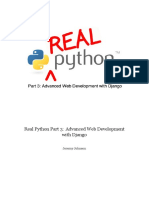 Jeremy Johnson - Real Python Part 3 - Advanced Web Development With Django PDF