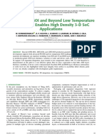 Advanced Fd-Soi and Beyond Low Temperature Smartcut Enables High Density 3-D Soc Applications