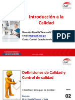 Sesión 2. Definiciones de Calidad y Control de Calidad PDF