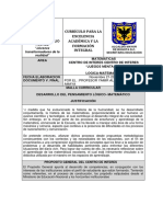 Malla Curricular Logica-Matematicas - Yamir