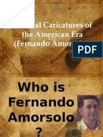 Political Caricatures of The American Era (Fernando Amorsolo)