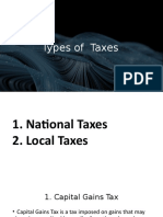 Types of Taxes