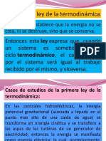 La Primera Ley de La Termodinámica