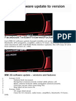 MMI 2G Software Update To Version 5570